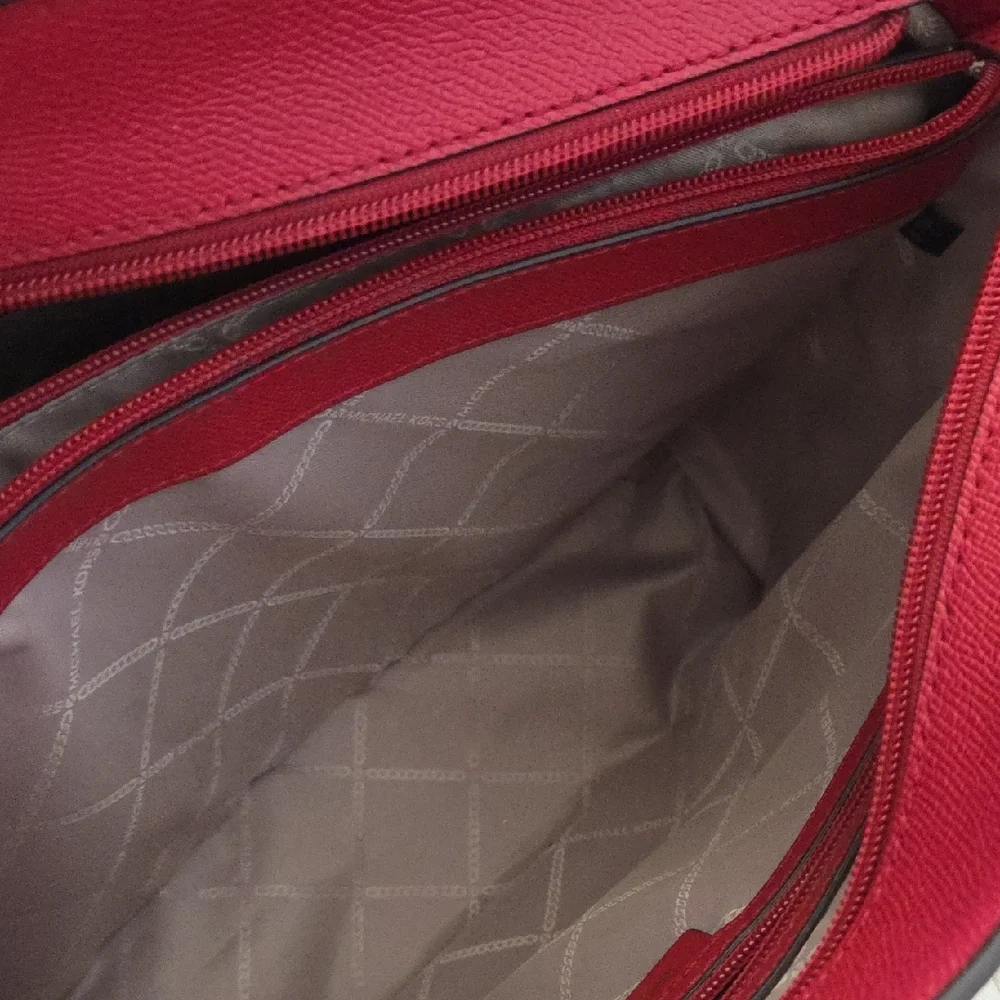 Michael Kors Red Tote Bag